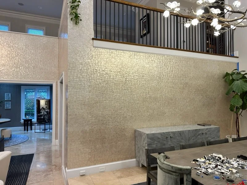 Professional wallpaper removal service without wall damage